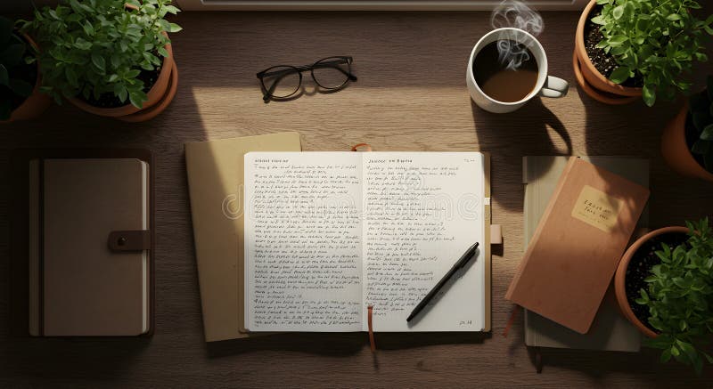 Academic writing desk